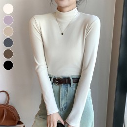 솔리드 반폴라 긴팔티 ELC-9016