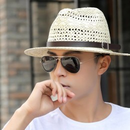 남녀공용 펀칭 벨트 밀짚모자 ELM-259