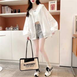 루즈핏 여성 바람막이 점퍼 ELC-9054