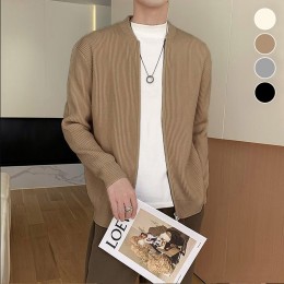 남성 간절기 더블 집업 가디건 ELC-9055