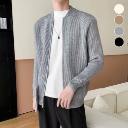 남성 간절기 더블 집업 가디건 ELC-9055