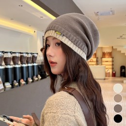 레이어드 라벨 니트비니 ELM-277