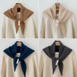 울 100프로 삼각 쁘띠 스카프 ELS-135