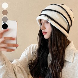 롤업스타일 니트 비니 ELM-280