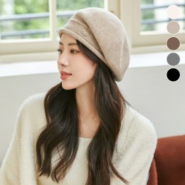 고급 장식 니트 베레모 ELM-281