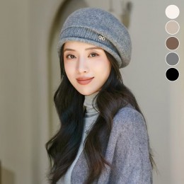 고급 장식 니트 베레모 ELM-281
