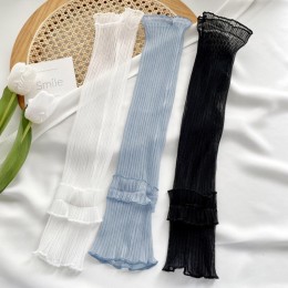 망사 주름 레이스 팔토시 ELS-084