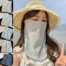 꽃무늬 쉬폰 베일 마스크 ELS-144