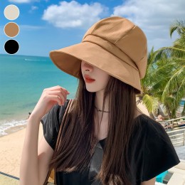와이드챙 호박 버킷햇 ELM-295