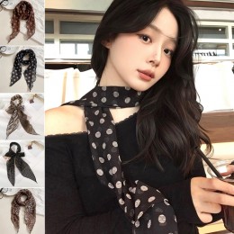 무늬 쉬폰 미니 스카프 ELP-006