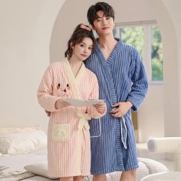 도톰 골지 극세사 샤워가운 ELS-148