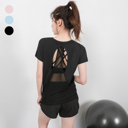 메쉬 투홀 트레이닝 반팔티 ELC-1026