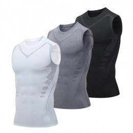 배색 쿨링 스포츠 민소매티 ELC-2014