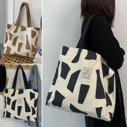 기린무늬 캔버스 숄더백 ELG-080