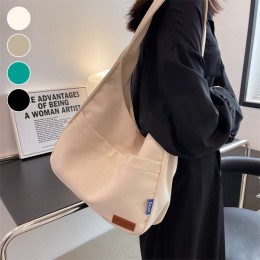 둥근쉐입 캔버스 숄더백 ELG-082