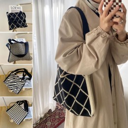 무늬 니트 숄더백 ELG-085