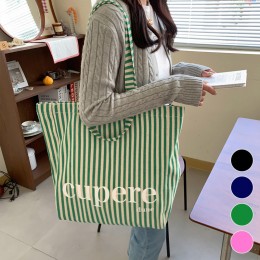 스트라이프 토트 숄더백 ELG-137