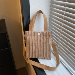 굵은 코듀로이 미니 크로스백 ELG-152