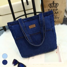 심플 데님 숄더백 ELG-157