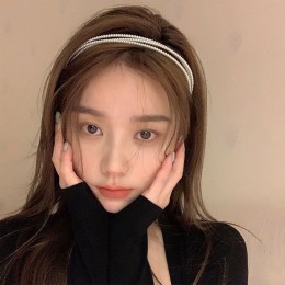 세줄 진주 헤어밴드 ELH-012