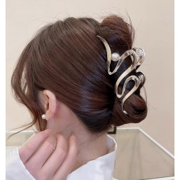 물결 진주 집게핀 ELH-047