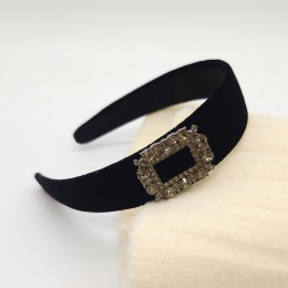 스퀘어큐빅 벨벳 헤어밴드 ELH-060