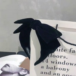 벨벳 빅리본 헤어밴드 ELH-064