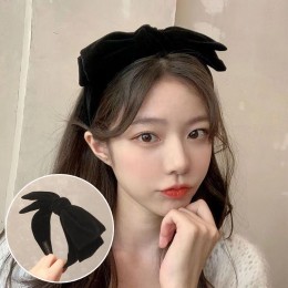 벨벳 빅리본 헤어밴드 ELH-064
