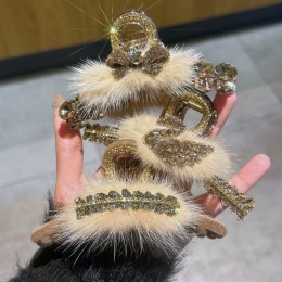 포인트 모양큐빅퍼 집게핀 ELH-100