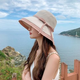 배색리본 페도라 ELM-029