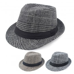 체크 페도라캡 ELM-135