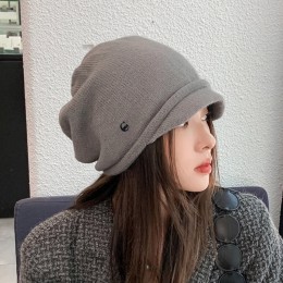 짧은챙 니트비니 ELM-164