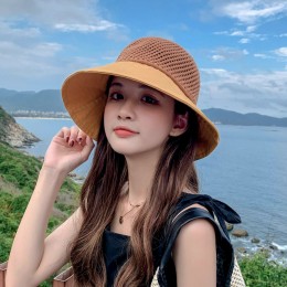 메쉬짜임 리본 버킷햇 ELM-184