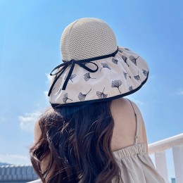 은행잎 블랙코팅 버킷햇 ELM-197