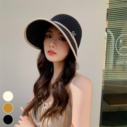 m장식 니트 돌돌이 썬캡 ELM-202