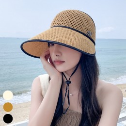 m장식 니트 돌돌이 썬캡 ELM-202