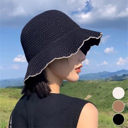 꽃잎 테두리 버킷햇 ELM-206