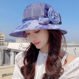 오간자 플라워 버킷햇 ELM-119