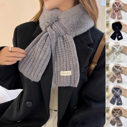 눈꽃 인조퍼 쁘띠 머플러 ELS-060