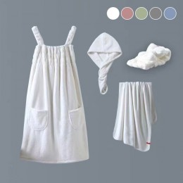 스커트 샤워가운 터번 4종세트 ELS-093