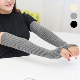 넓은골지 롱 니트 암워머 ELS-096