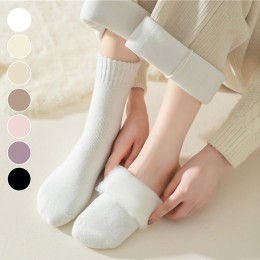 여자 보온 테리중목양말 ELY-1068