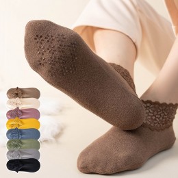 미끄럼방지 레이스 보온덧신 ELY-1074