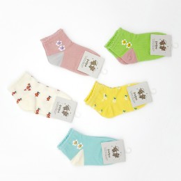 아동양말 들꽃 5켤레묶음 ELY-3011