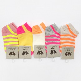 아동양말 네온여아 5켤레묶음 ELY-3021