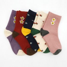 아동양말 플라워 5켤레묶음 ELY-3036