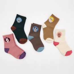 아동양말 애니멀 5켤레묶음 ELY-3039