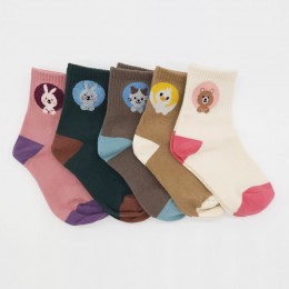 아동양말 애니멀 5켤레묶음 ELY-3039