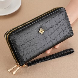 심플무늬 2단 지퍼지갑 ELZ-014