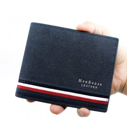 남성 배색 캐주얼 반지갑 ELZ-019